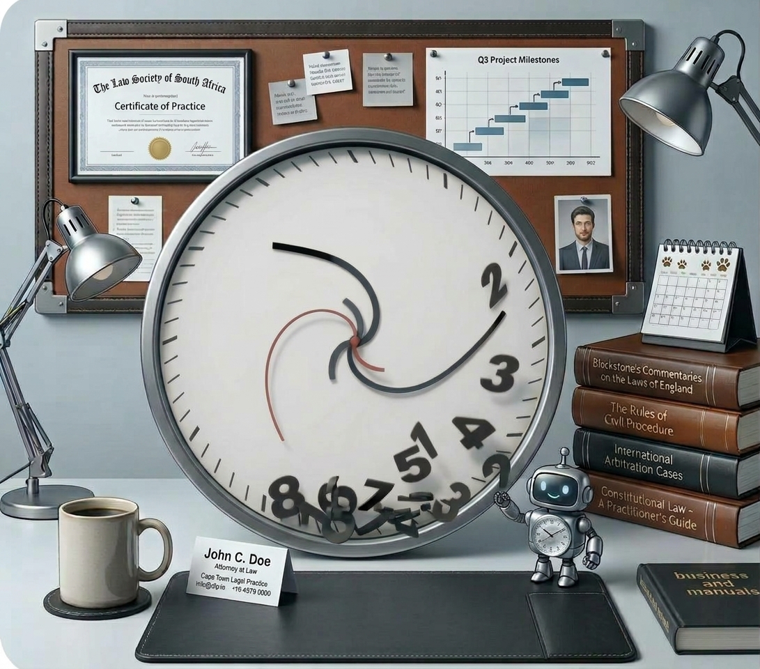 Distorted clock face - is time running away with you?